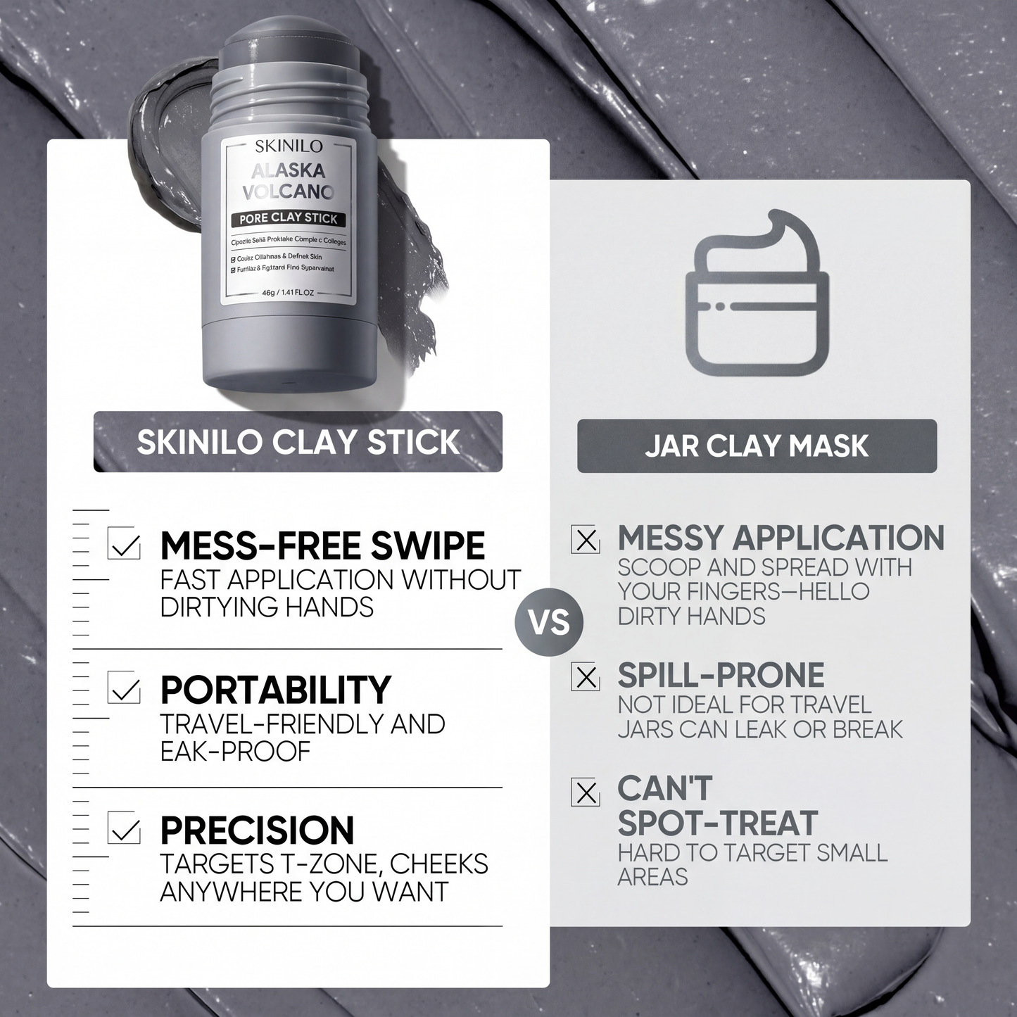 Alaska Volcano Deep Cleansing Clay Mask