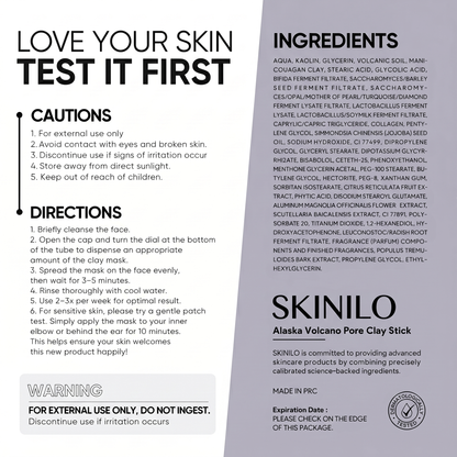 Alaska Volcano Deep Cleansing Clay Mask